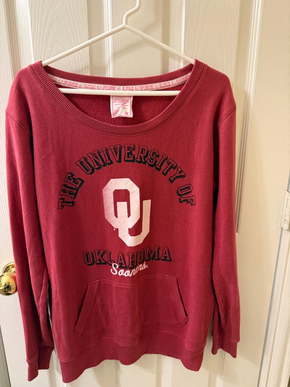 Victoria's Secret Crimson Oklahoma University Sweatshirt